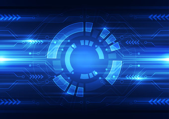 abstract vector future technology concept background illustration