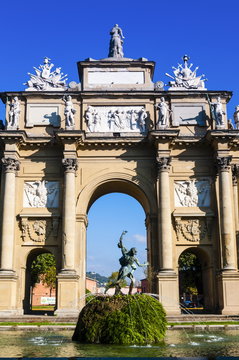 Piazza della Liberta?, Arco dei Lorena (Lorena's triumphal arch), Florence (Firenze), Tuscany