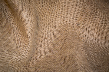 Burlap sack abstract background