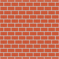 Obraz premium Seamless wall of brick background pattern in vector