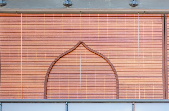 store ext&eacute;rieur en bambou, style marocain