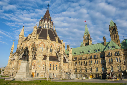 Centre Block on Parliament Hill, Ottawa, Ontario, Canada