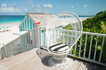 Strandhaus mit Blick auf den Strand
