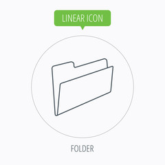 Folder icon. Accounting audit sign.