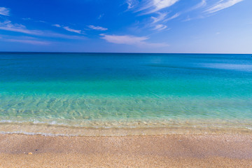 Fototapeta na wymiar Paleochori beach, Milos island, Cyclades, Aegean, Greece