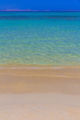 Fototapeta na wymiar Agios Georgios beach, Naxos island, Cyclades, Aegean, Greece