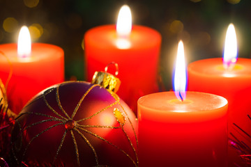 キャンドル　クリスマス