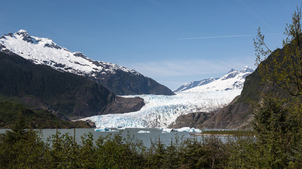 Obraz premium Juneau's Mendenhall Glacier