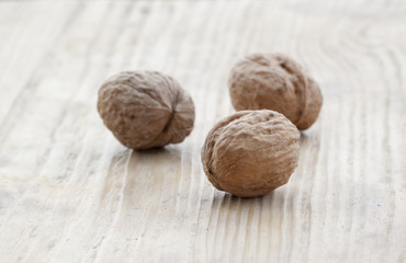 three walnuts