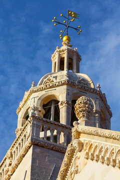 St. Marko Bell Tower, Stari Grad (Old Town), Korcula Town, Korcula, Dalmatia, Croatia