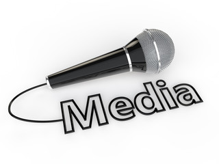 3d microphone and word media