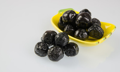 Dried fruits on background