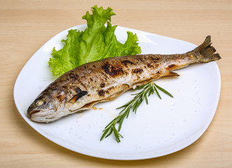 Grilled trout