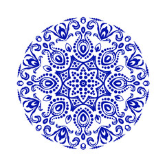 Simple round ornament