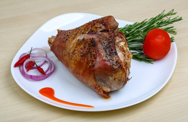  Rosted turkey leg