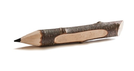 a pencil made of wood