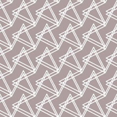 Fototapeta premium Abstract seamless pattern with triangular elements