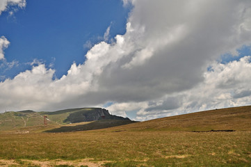 Landscape from Bucegi Plateau.