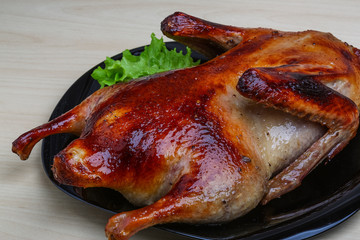 Roasted duck