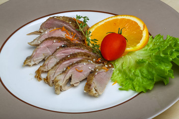 Roasted duck breast