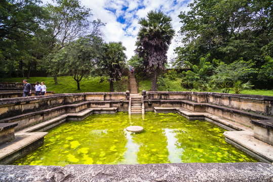 Bathing Pool (Kumara Pokuna) of Parakramabahu's Royal Palace, Polonnaruwa, Cultural Triangle, Sri Lanka