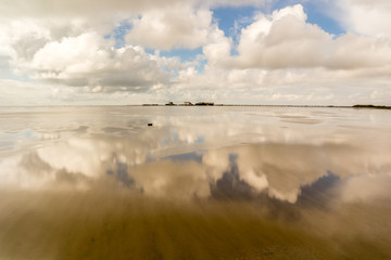 Wolkenstimmung Wattenmeer
