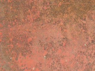 red rusty surface