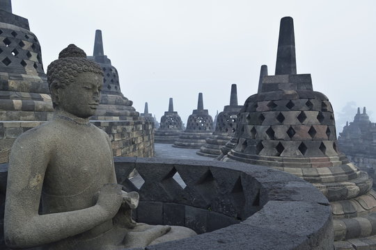 Borobodur, Kedu Plain, Java, Indonesia