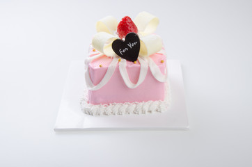 cake, Ice-cream cake on background
