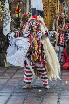 Barong and Kris dance, traditional Balinese dance, Ubud, Bali, Indonesia