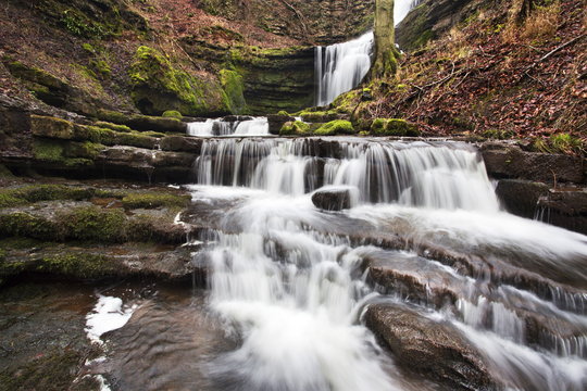 Scaleber Force (Foss Waterfall) near Settle, North Yorkshire, Yorkshire