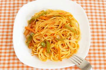 パスタ料理　ナポリタン
