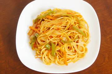 パスタ料理　ナポリタン