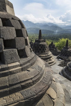 Borobudur Buddhist Temple, Java, Indonesia