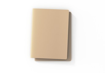 Notizbuch klein hochformat braun weiss