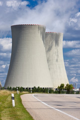 Nuclear power plant Temelin road