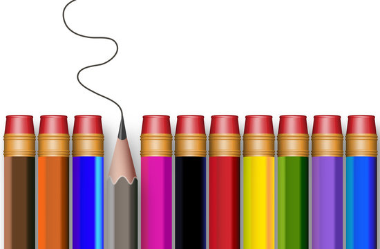 The concept of multi-colored pencils
