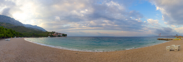 Naklejka premium Croatian costline