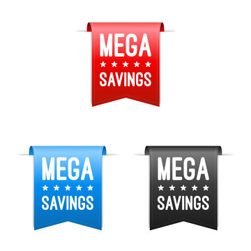 Mega Savings Labels