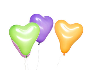 Colorful Balloons on White Background - 88321966