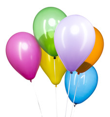 Colorful Balloons on White Background - 88321971