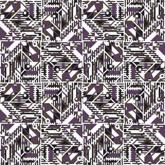 Seamless background with geometric patterns