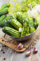 Canned cucumbers