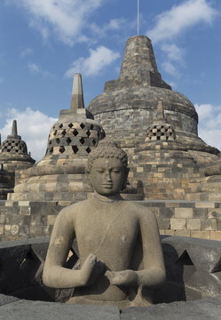 Borobudur Buddhist Temple, Java, Indonesia
