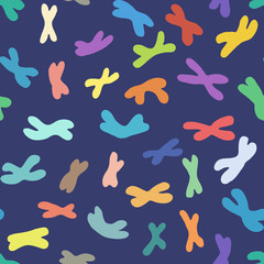 pattern with a human chromosome