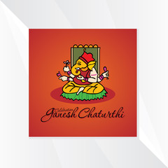 lord ganesha festival concept 