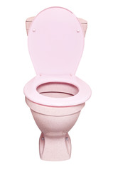 Pink Toilet Bowl