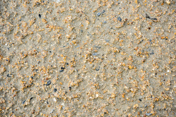 Plasterer concrete cement floor in the home