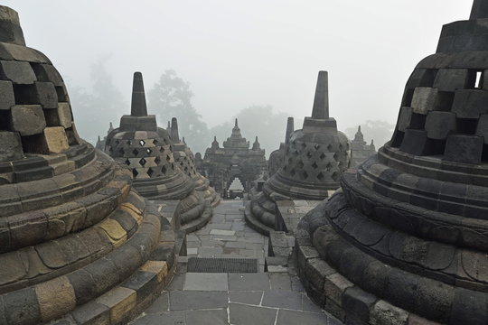 Borobodur, Kedu Plain, Java, Indonesia