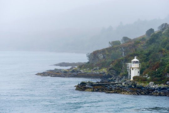 Carraig Mhor Lighthouse, Sound of Islay near Port Askaig, Argyll and Bute, Scotland